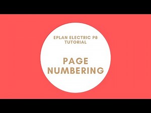 EPLAN Page Numbering