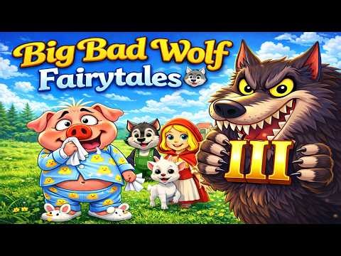 Big Bad Wolf Fairytales 🐺 | The Three Little Pigs, Red Riding Hood & More! Storytime Collection III