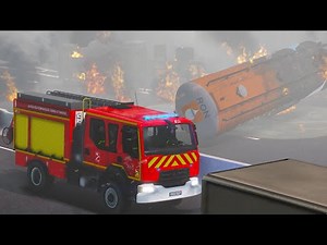 [GTA5] UN CAMION DE GASOIL EXPLOSE APRES UN ACCIDENT | SDIS-77
