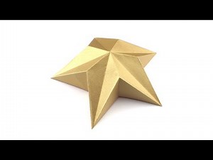Christmas Origami Star for Tree Topper Tutorial (Hyo Ahn)