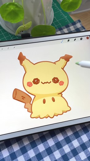 How to Draw Mimikyu Tutorial | Digital Drawing Process