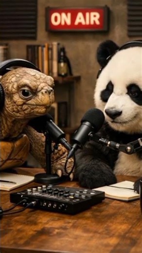 tortoise and panda