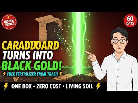 Don't Throw Cardboard Away — Turn It Into FREE Compost in 60 Days!
