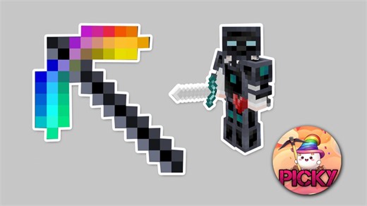 最后的无尽镐！完结 我的世界 镐级生存 Picky