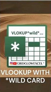 Vlookup with Wild Card