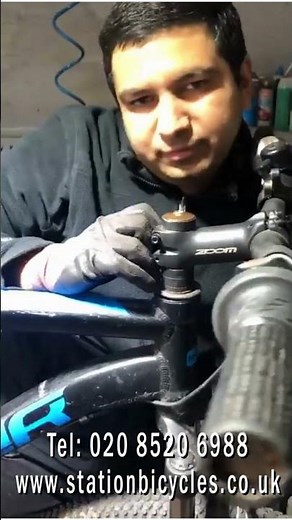 How to put the stem riser and raise the handle bar