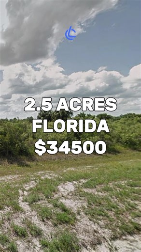 2.5 Acres with road access for Sale in Okeechobee Florida for $34,500 #land #property #investing #cheap #forsale