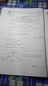 Points A, B and C are __ and coplanar.What is the size of the ... | Filo