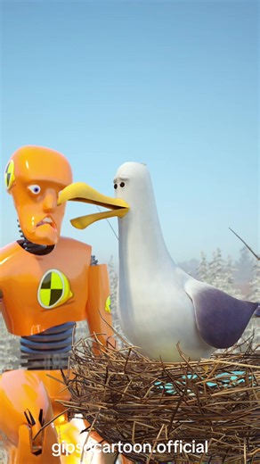 seagull prank 😤 #funny #gipsocartoon