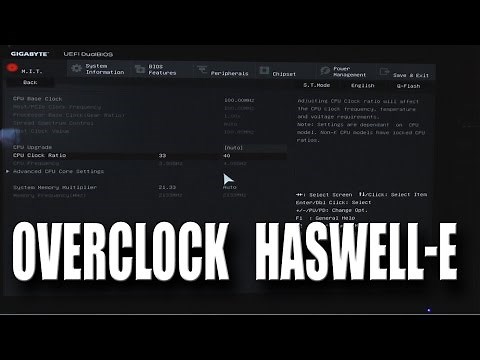 X99 Overclocking Tutorial - i7-5820k to 4.0ghz! (Full Guide for Beginners).