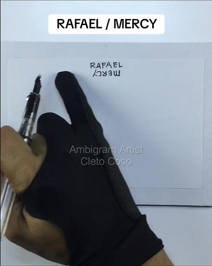 Ambigram Design: Rafael to Mercy