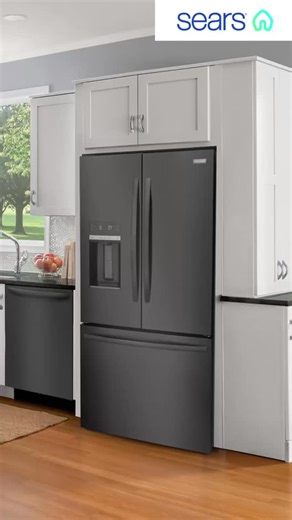 Upgrade your kitchen with a French door fridge that’s spacious, energy-efficient, and packed with features like fingerprint-resistant finishes, ice & water dispensers, and humidity-controlled crispers. Choose from top brands like LG, Samsung, and Kenmore with options to fit any space. Click the link in bio to shop now #refrigerators #kitchenappliance #kitchen #smartfridge #igotitatsears #sears | Sears