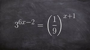 Creating same base with negative exponents to solve an equation
