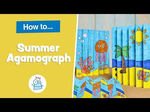 How to make a Summer Agamograph | Baker Ross