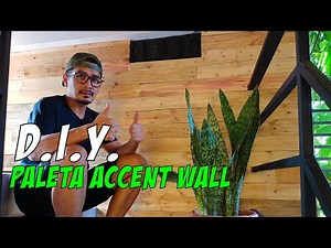 Pallet Wood Accent Wall Cladding DIY