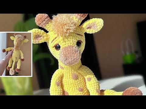 GIRAFFE crochet free Video tutorial / Part 3 / Giraffe crochet pattern ETSY