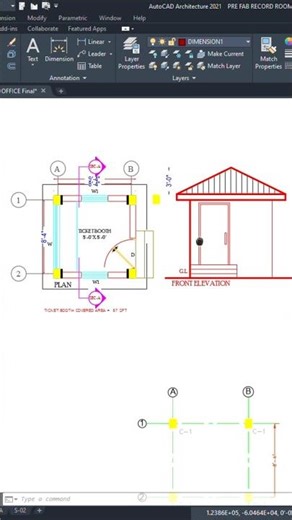 Tuck Shop Drawing #architecture #civilengineering #home #shop