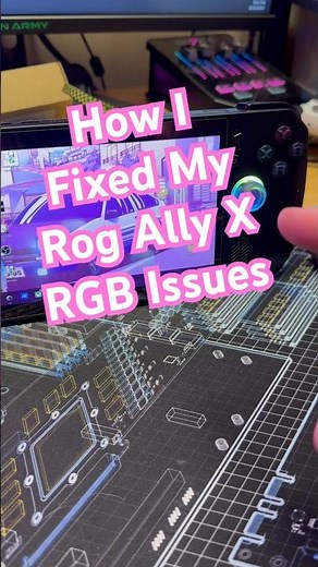 Rog Ally X RGB Issue Fix - Rgb stopped working ? #rogally #rogallyx