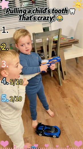 Pulling a child's tooth 🦷 That's crazy! 😂 #funny #fyp #prank #scary