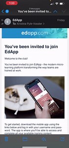 How to access EdApp Email Invitation