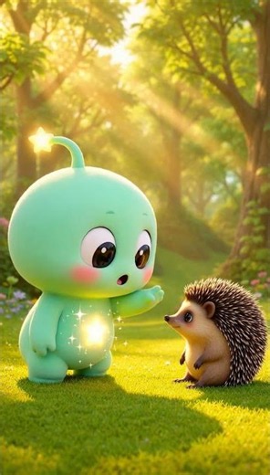 🦔 Mimu Meets a Hedgehog for the First Time! 👽✨