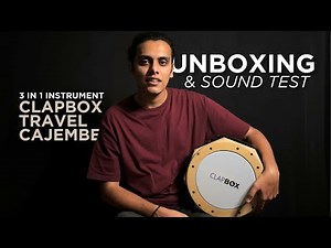 Unboxing 3 in 1 travel cajon - Clapbox Travel Cajembe