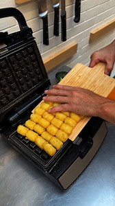 5.4K views · 23 reactions | Tater Tots Breakfast Waffle! Start your day the crispy way with this breakfast recipe 劉 | Chefclub Australia | Facebook