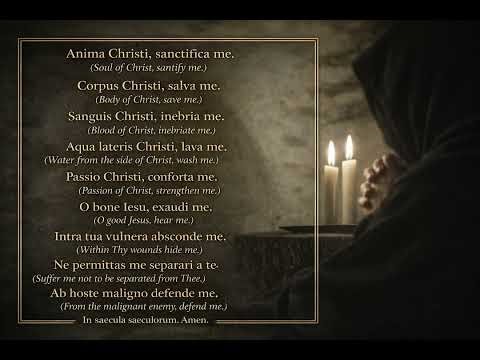 Anima Christi – Gregorian Chant for Inner Peace | Catholic Prayer for Meditation (1 Hour)