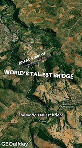 336K views · 5.2K reactions | How Insane Is the World’s Tallest Bridge?  #bridge #megabuild #megaprojects #learning #map #mapping #geography #reels #learn | Geo All Day | Facebook