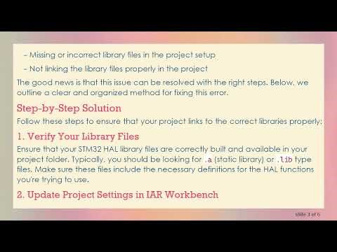 Solving the No Definition for "HAL_SPI_Init" Error in IAR Workbench