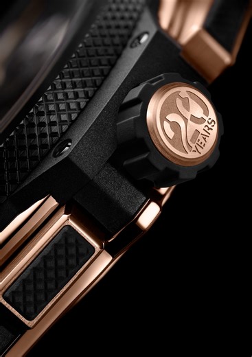 The Big Bang 20th Anniversary King Gold Ceramic is the essence of fusion, combining King Gold, ceramic and the Unico chronograph in a watchmaking icon that never stops evolving. #Hublot | Hublot