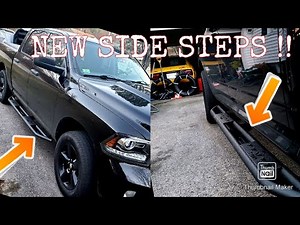 ❗HOW TO INSTALL SIDE STEPS/RUNNING BOARDS ON A TRUCK / RAM 1500 ❗