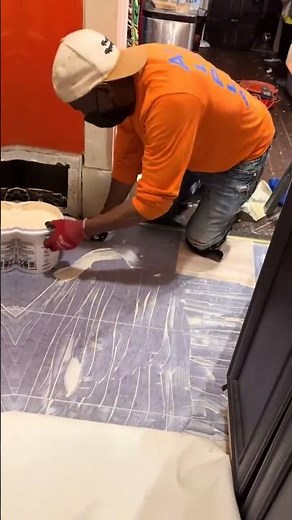 Transform your space and unleash your creativity with our latest DIY project: laying linoleum