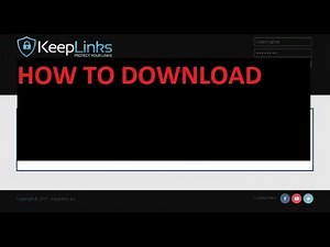 HOW TO DOWNLOAD KEEPLINKS