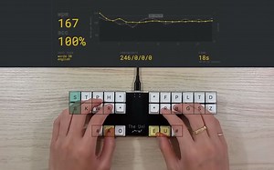 35键的键盘，打字更爽更快？183 WPM 打字测试速记