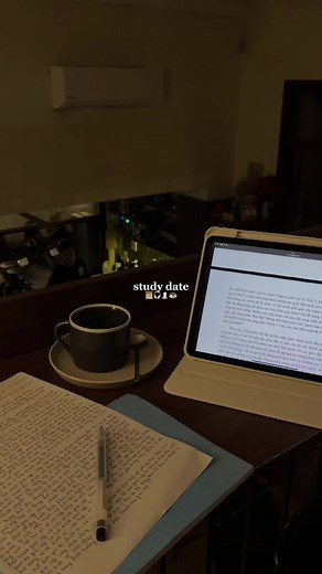 Cozy Cafeteria Study Date Vlog