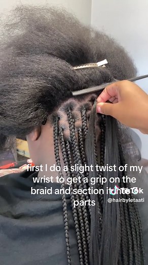 My long extended not tooo many edits version of how i do my box braids. would you like more detailed vidoes like this ?? leave me a comment on diffrent things youd like to see!! #howtodoaboxbraid #howtovideo #boxbraids #knotlessbraids #braids #braiding