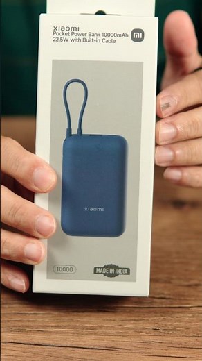 This is Xiaomi 10000 mAh powerbank with built in cable