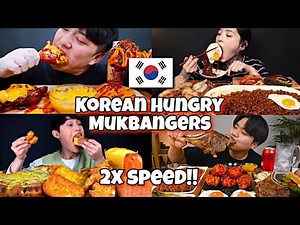 2X Speed!!💥ASMR Fast Motion Satisfying Eating Mukbang Compilations| Food Challenge.