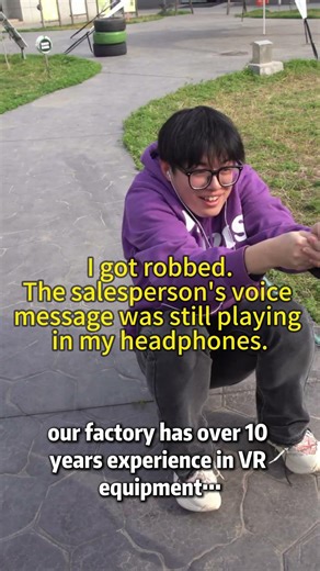 The risk of robbery is high, why not buy a VR simulator