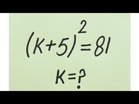 Nice Algebra Math Simplification | Find Value of K=? | Algebra