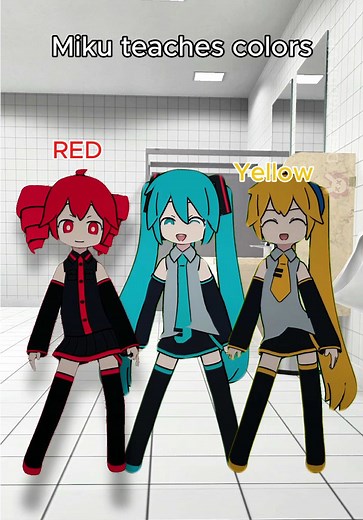 Miku Teaches Colors (MASETALA TREND) #hatsunemiku #miku #teto #neru #rin