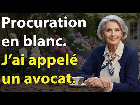 ⚖️ Elle m’a fait signer une procuration en blanc… alors j’ai pris un avocat.