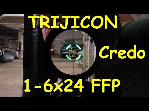 TRIJICON Credo 1-6x24 FFP Mrad Segmented Reticle - No Quite - RePew