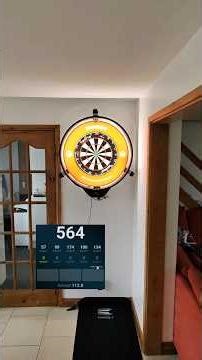 Can I beat the power scoring record while averaging 112🤯🎯 #darts