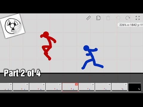 24 FPS Stickman Fight Scene Tutorial (Part 2 of 4)