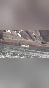 2.6K views · 123 reactions | Bravo Zulu, U.S. Coast Guard Station Juneau! Crew members from #USCG Station Juneau used a skiff to rescue two stranded campers near Lynn Sisters, south of St. James Bay, Tuesday. Courtesy imagery. | U.S. Coast Guard Arctic | Facebook
