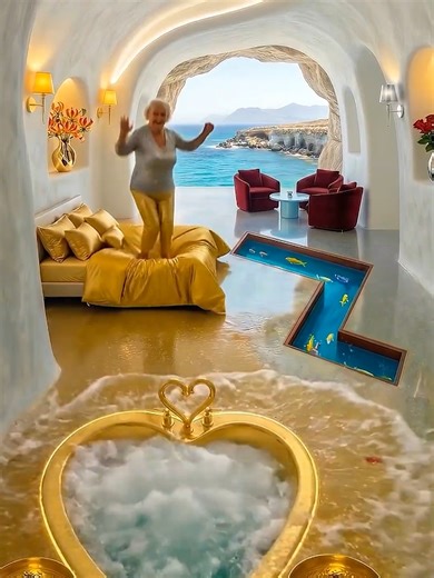 This Cave Floor Is Incredible 🤯⚱️🏖️ Luxury Epoxy#build #usa #bunker #floor #shorts