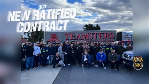 🚨After weeks without a contract and a serious threat of a strike. Over 270 members at QCD have ratified a huge contract that provides them with great wages the start of their pension into the Teamsters Western Conference and more importantly, a Teamster Medical with full maintenance of benefits (Full MOB), that protects our members and their families. “I’m proud of our members that stood together in solidarity prepared to strike for their families. They earned this great contract,” said “Lou Vi