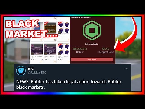 Exploring ILLEGAL Roblox Websites... (Black Markets)